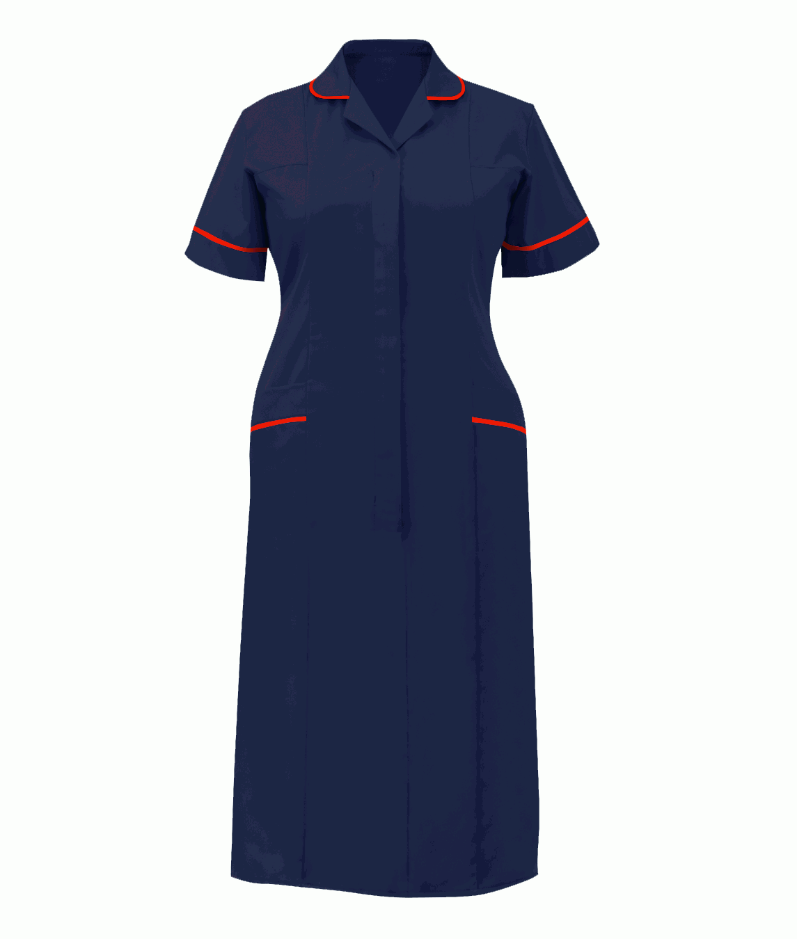 Womens Classic Stepin Dress Navy/Red – CHDR1-ST