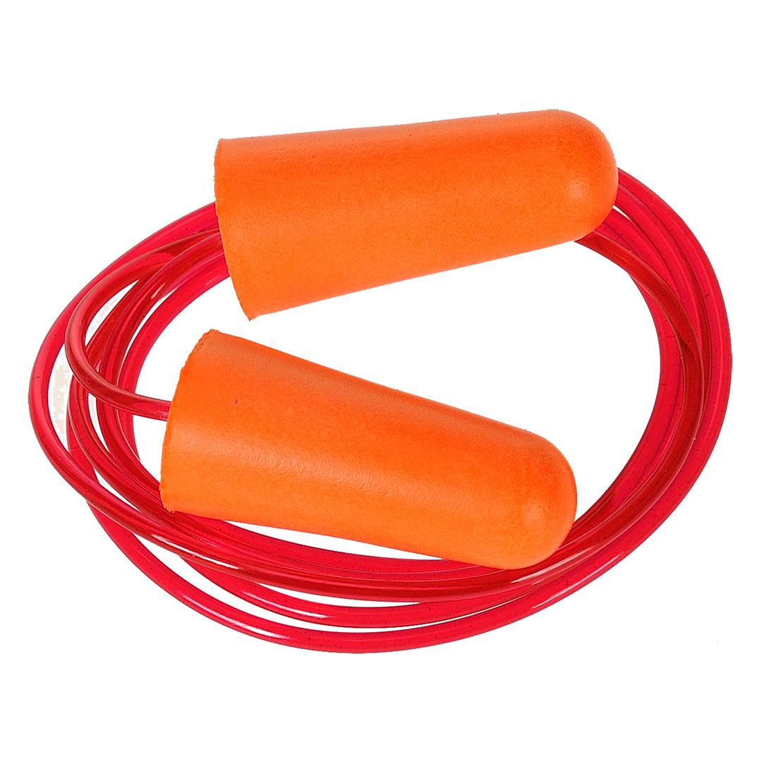 Corded PU Foam Ear Plugs (200 pairs) Orange EP08-ST